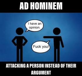 Ad Hominem Personal Attack b