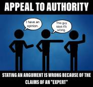 Appeal to Authority b