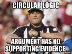Circular Logic No Supporting Evidence