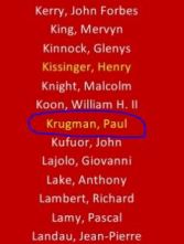 Paul Krugman Committee of 300