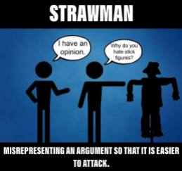 Strawman Argument b